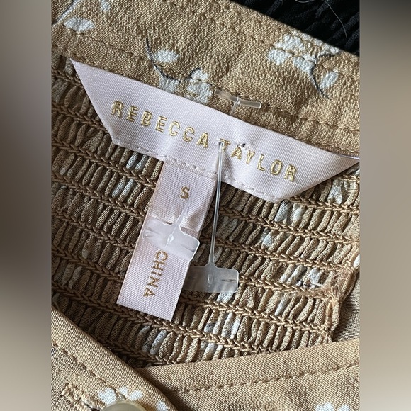 Beige silk blouze - Picture 7 of 8